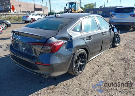 2025 Honda Civic Sport from USA, damaged, VIN 2HGFE2F57SH521209